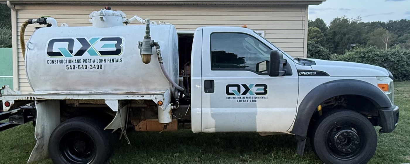 QX3 F-550 vacuum service truck
